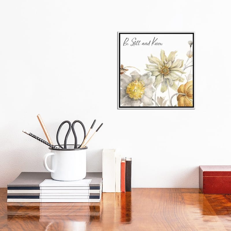 iCanvas "Fields of Gold III Know" by Lisa Audit Framed Canvas Print