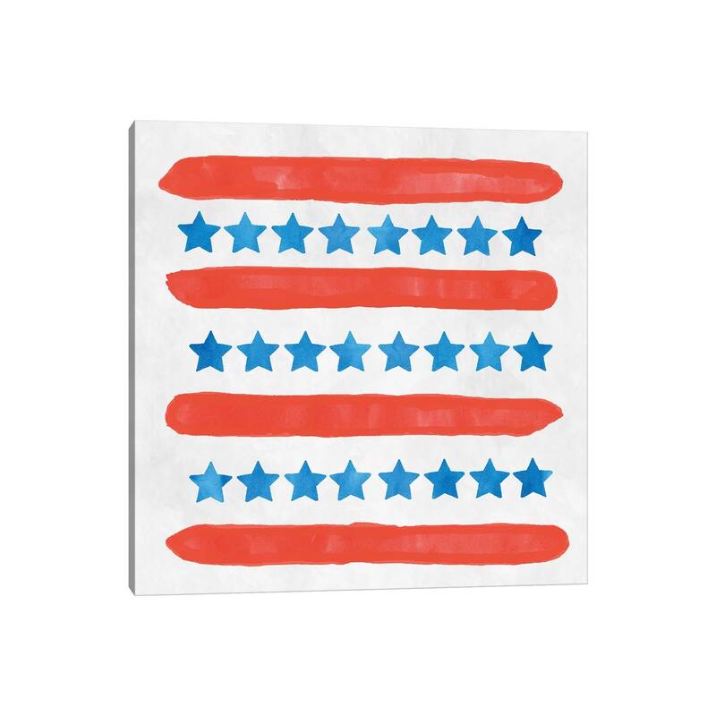 iCanvas "Patriotic Pattern" by Erin Clark Canvas Print