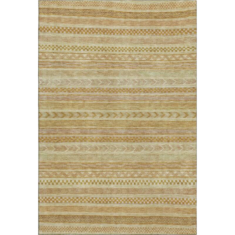 Premium Washable Super Soft Boho Stripes Mayfield Rug