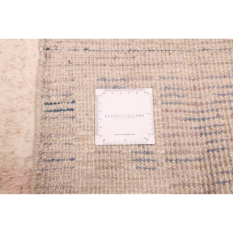 ECARPETGALLERY Hand-knotted Pak Finest Marrakesh Ivory Wool Rug - 7'7 x 10'0