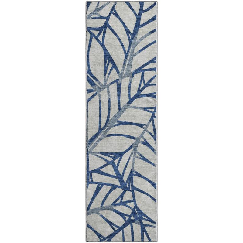 Premium Washable Super Soft Modern Palm Mayfield Rug