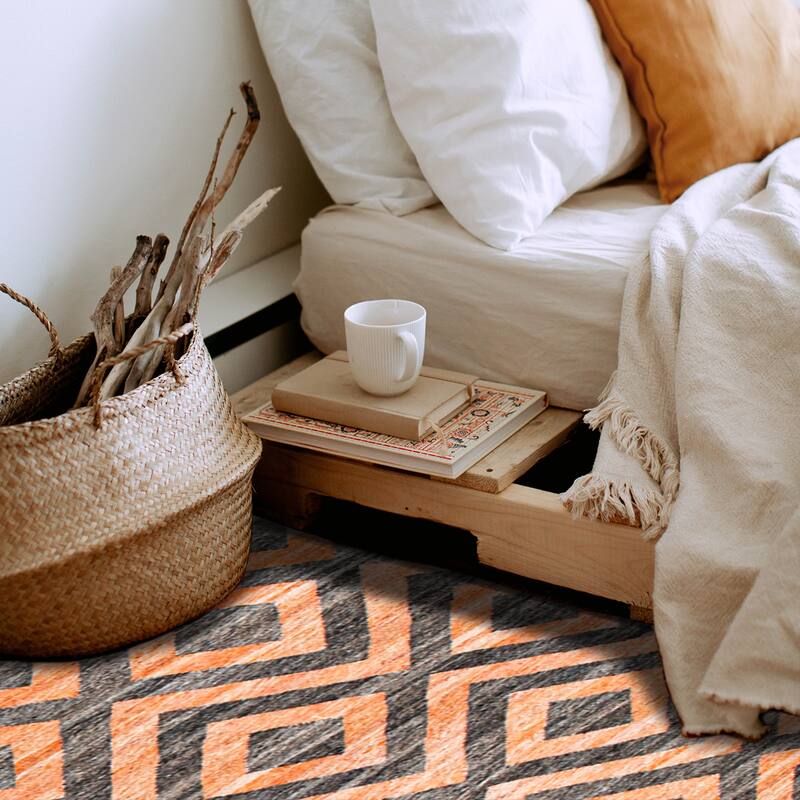 Ankara FW Grey Kilim 5'1" x 8'0" - 5'1 x 8'0