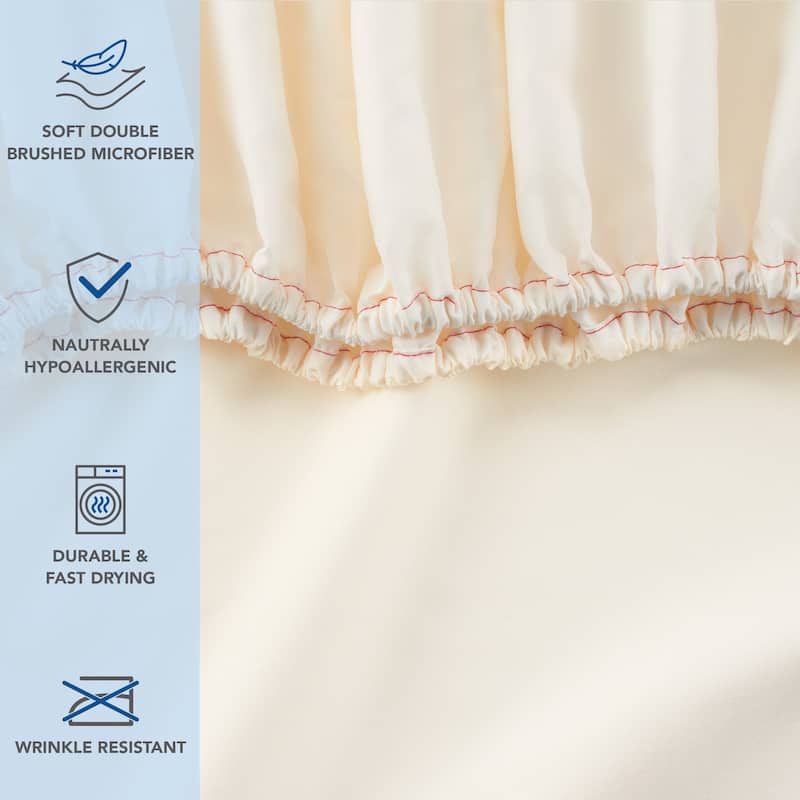 Host & Home Microfiber Fitted Sheets (6 Pack)