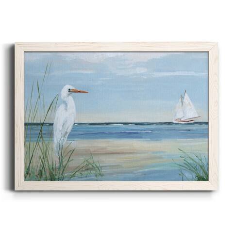 Summer Heron-Premium Framed Canvas - Ready to Hang