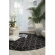 preview thumbnail 82 of 114, Nourison Amore Shag Area Rug Charcoal - 6'7" Round - Runner/Round