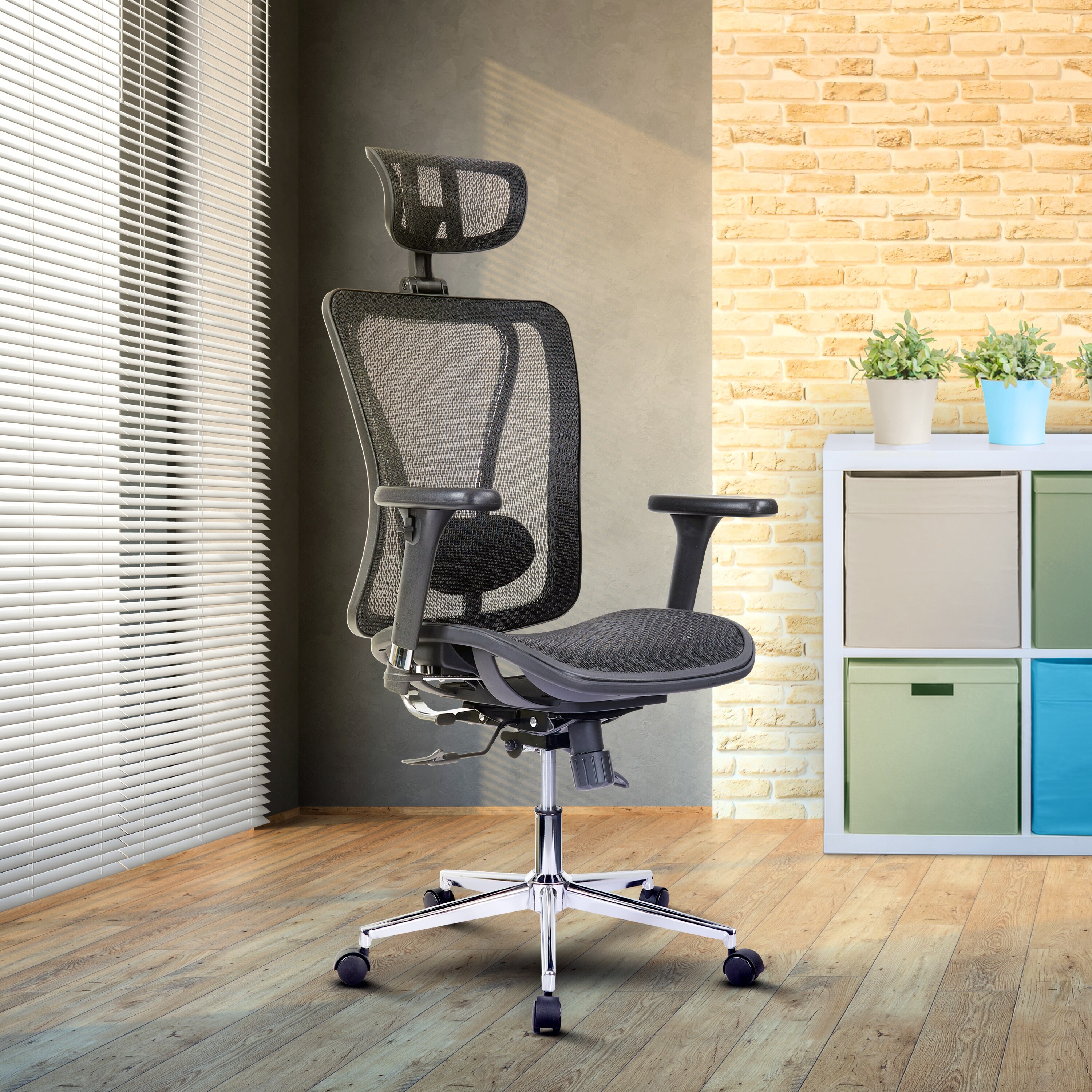 Techni mobili ergonomic top mesh office chair