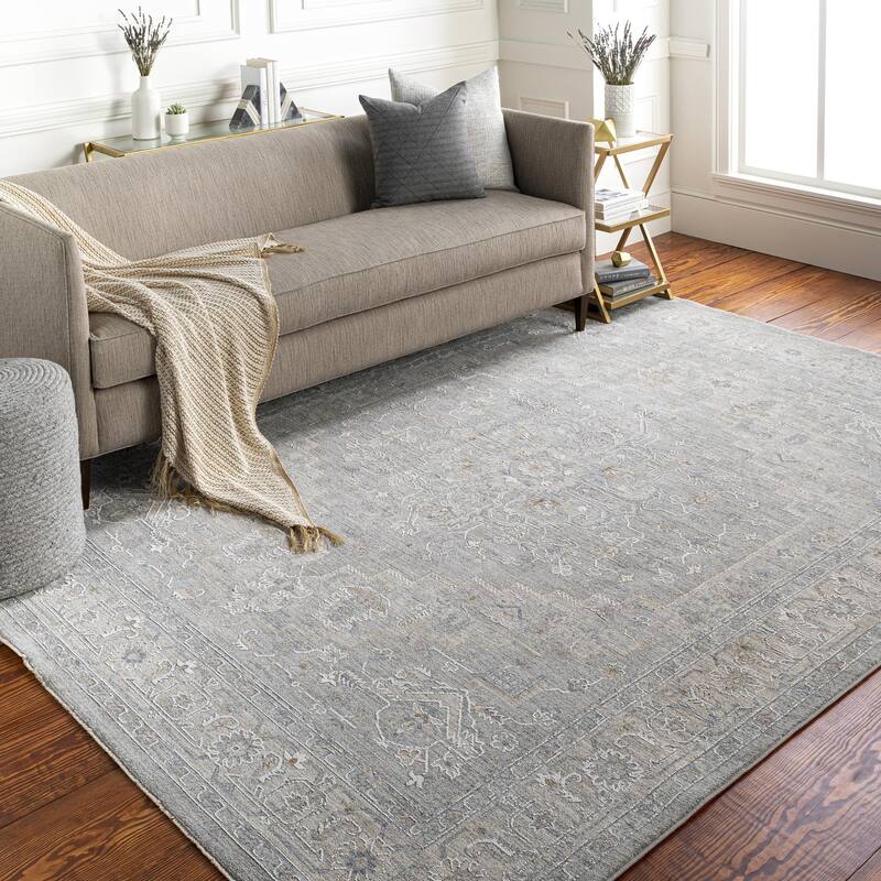 Betty Classic Medallion Area Rug - 6' 7" x 9' 6" - Beige/Grey