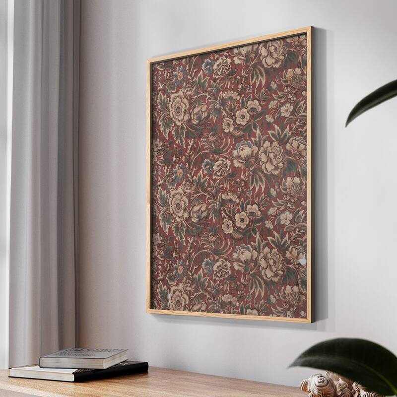 Vintage Abstract Print LXXVI -Framed Print