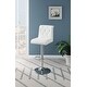 preview thumbnail 16 of 24, Adjustable Bar stool Modern Set of 2 Chairs Dining Kitchen White