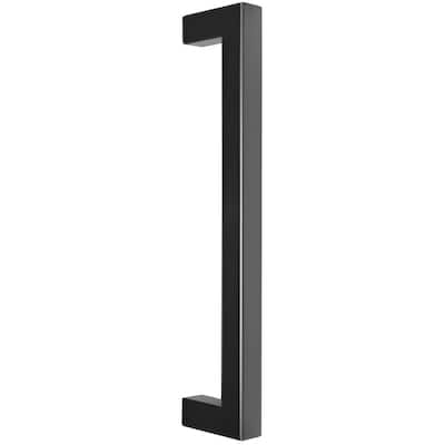 Matte Black Stainless Steel Cabinet Handles 30Pcs, No-Drill Fit - 6.69 x 0.47 x 1.38 inches