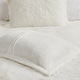 preview thumbnail 10 of 13, Leena Shaggy Fur Duvet Cover Set by Intelligent Designs