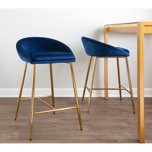 Silver Orchid Livesey 26-inch Glam Counter Stool (Set of 2). Opens flyout.