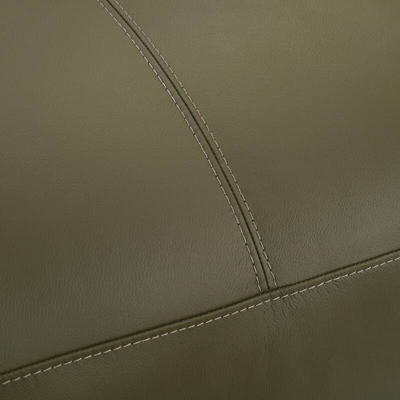 Tanner Top Grain Leather Loveseat, Sofa, or Living Room Set with Padded Arms