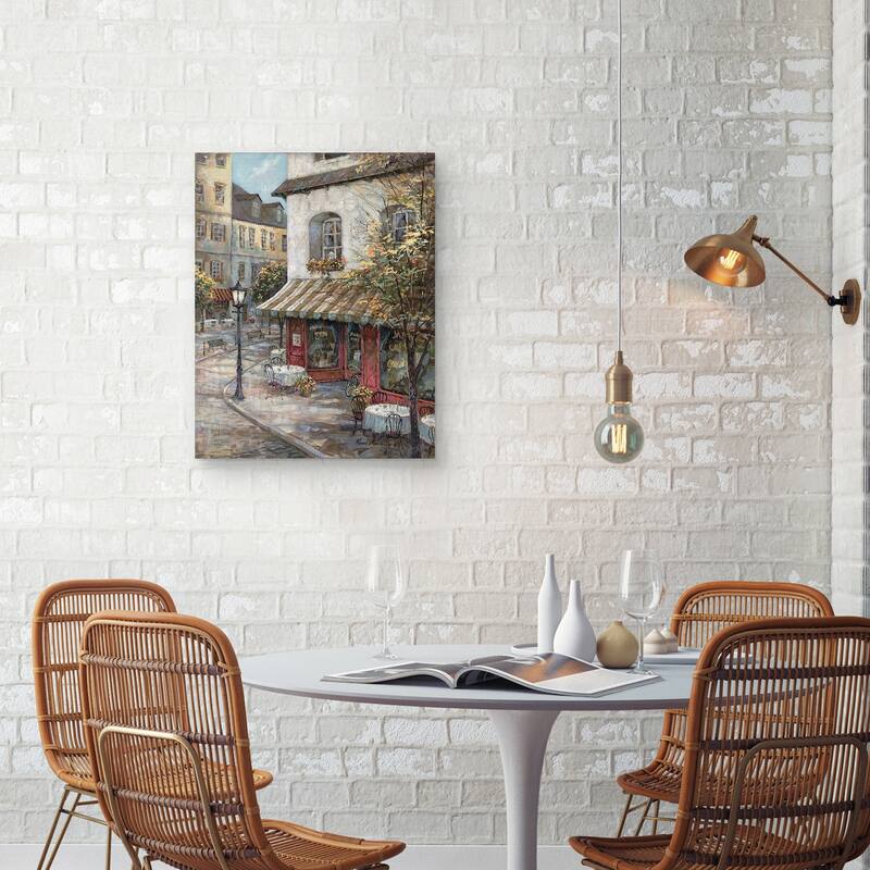 My Favorite Cafe by Ruane Manning Canvas Art Print