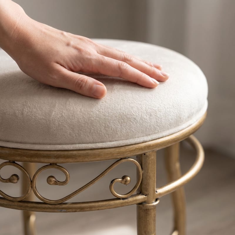 Carolina Living Victorian Vanity Stool - Bronze