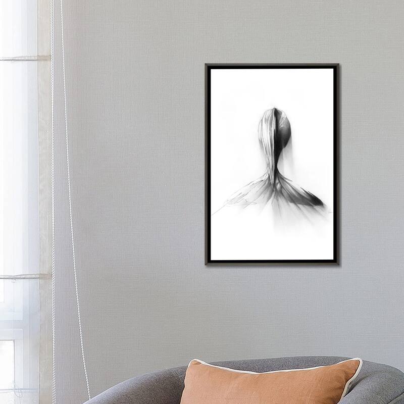 iCanvas "Sperm Whale" by Alexis Marcou Framed