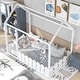 preview thumbnail 2 of 7, {Slats are not included}Twin Size Wood Bed House Bed Frame with Fence,for Kids,Teens, Girls,Boys {White}