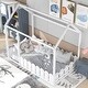 preview thumbnail 1 of 7, Twin Size Wooden House Bed Frame with Fence Design White