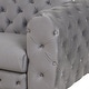 preview thumbnail 47 of 46, 63" Velvet Upholstered Loveseat Sofa with Button Tufted Back