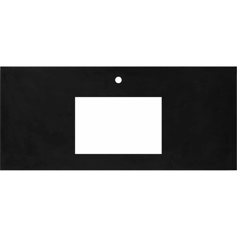 Native Trails VT48-R1812-NS-1 NativeStone 48" Stone Composite Vanity - Charcoal