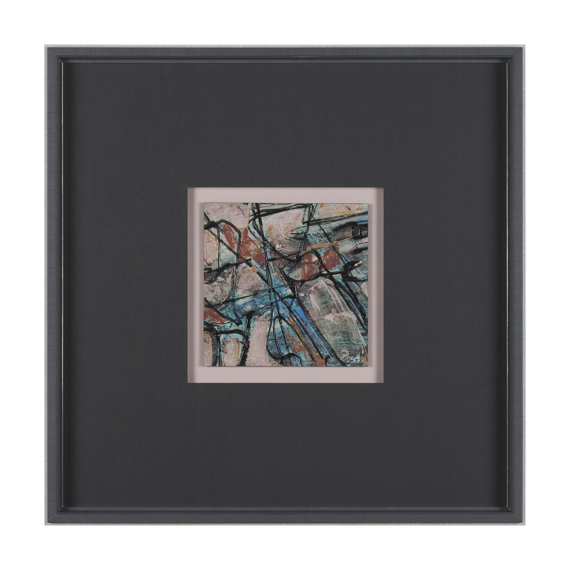 Passtime I by Mercana Studio a Hand Embelished Textured Framed Art Print Matted under Glass