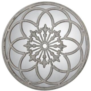 Uttermost Conselyea Rustic Italian Farmhouse Window Round Decorative