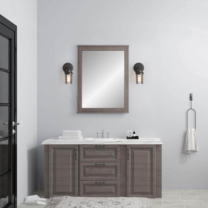 Industrial 1-Light Cage Metal Wall Sconces Lighting for Bedroom