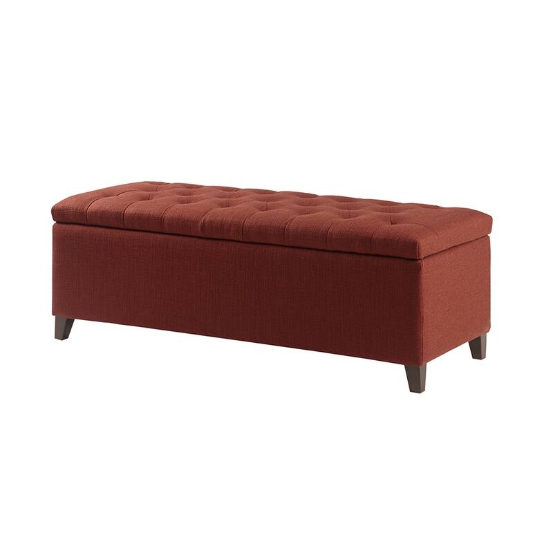 Stylish Mid-Century Modern Upholstered Tufted Storage Bench - Perfect for Versatile Spaces