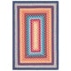 preview thumbnail 38 of 75, SAFAVIEH Handmade Braided Jo Machine Washable Country Casual Rug 2' x 3' - Red/Orange