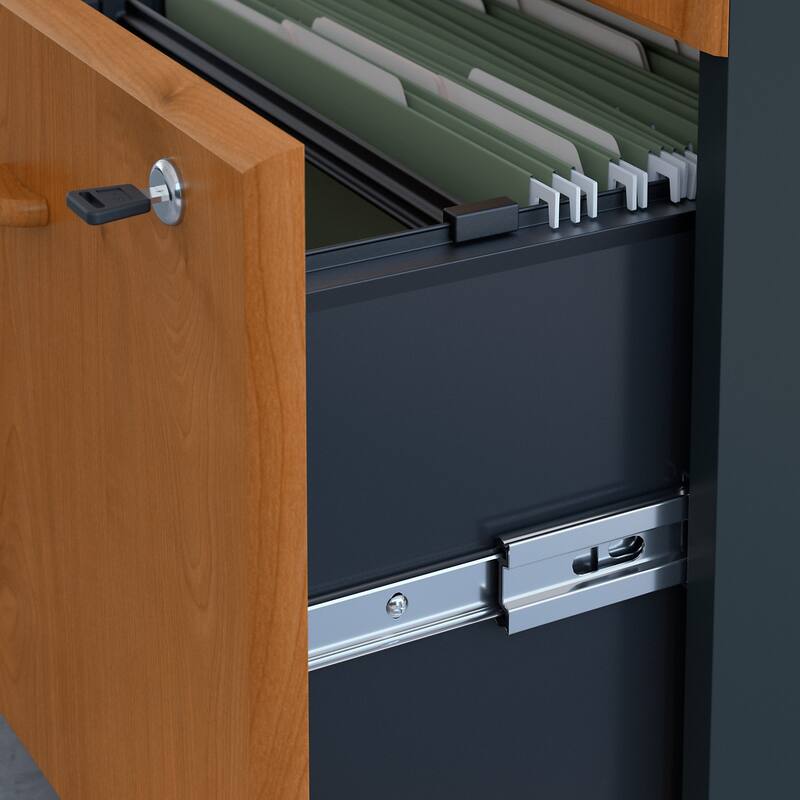 Series A 36W Desk with Mobile File Cabinet by Bush Business Furniture