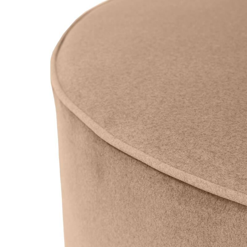 Universal 36" Round Ottoman Qivuit Camel