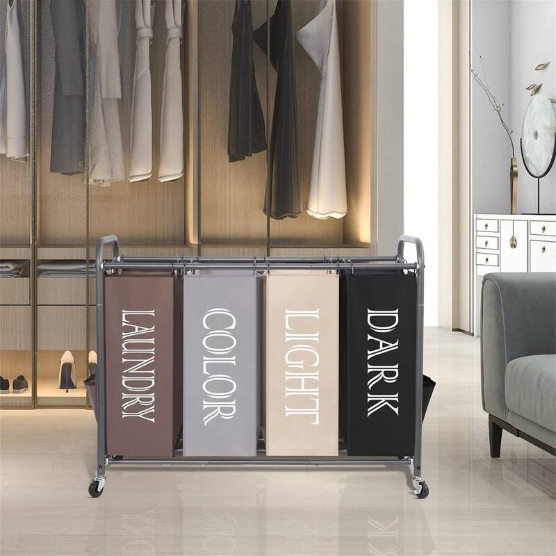 Laundry Sorter 4 Section