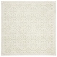 preview thumbnail 62 of 121, SAFAVIEH Handmade Cambridge Myrtis Moroccan Wool Rug 6' x 6' Square - Light Green/Ivory