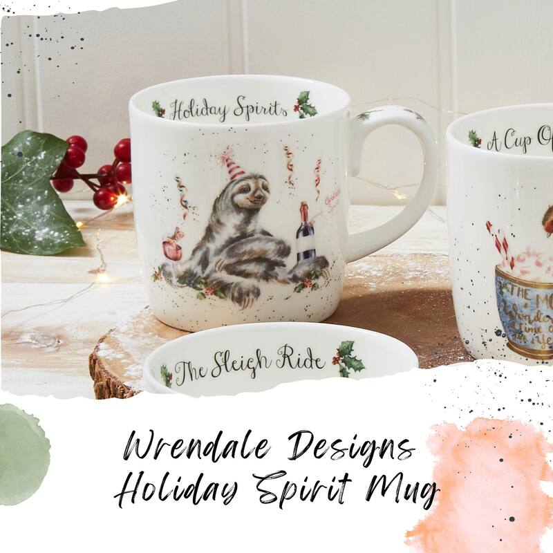 Royal Worcester Holiday Wrendale Designs 14 oz Mug