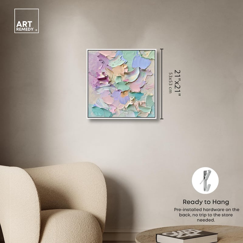 Flowing Mousse II Canvas by Art Remedy