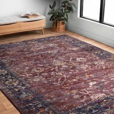 Alexander Home Jewel Floral Boho Area Rug
