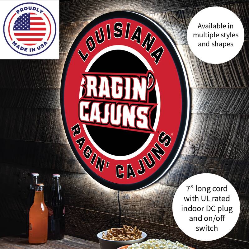 University of Louisiana-Lafayette LED Lighted Sign