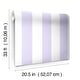 preview thumbnail 4 of 3, Disney Princess Silk Stripe Purple Wallpaper
