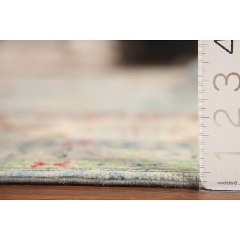 Hand Knotted Oriental 100% Wool Carpet Traditional Geometric Navy Blue & Blues Kazak Area Rug - 16' 3'' X 9' 9''