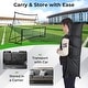 preview thumbnail 9 of 10, 2-in-1 Portable Soccer Rebounder Net with Carrying Bag
