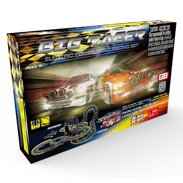 Big Racer Road Racing Slot Car Set - Electric Powered. Opens flyout.