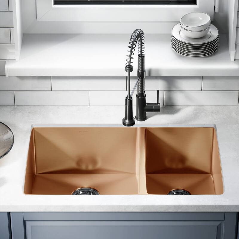 Swiss Madison Rivage 33" Undermount Double Basin Stainless Steel