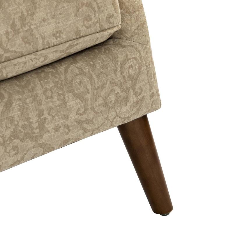 Nikolaus Armchair with Floral Fabric Pattern Set of 2 by HULALA HOME