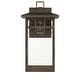 preview thumbnail 17 of 28, Hunter Yancy House Outdoor Wall Light - Front Porch, Patio, Garage - Mission, Transitional - Resists Corrosion!