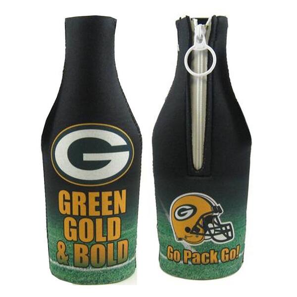 Shop Green Bay Packers Go Pack Go Bottle Cooler On Sale Overstock 31683404