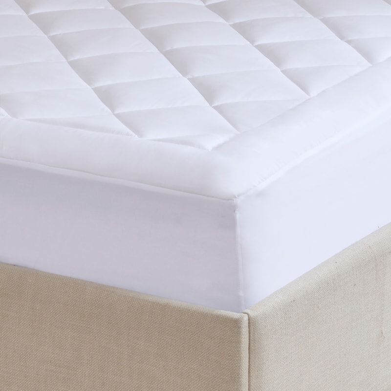 Madison Park Harmony Deep Pocket Waterproof Mattress Pad - White