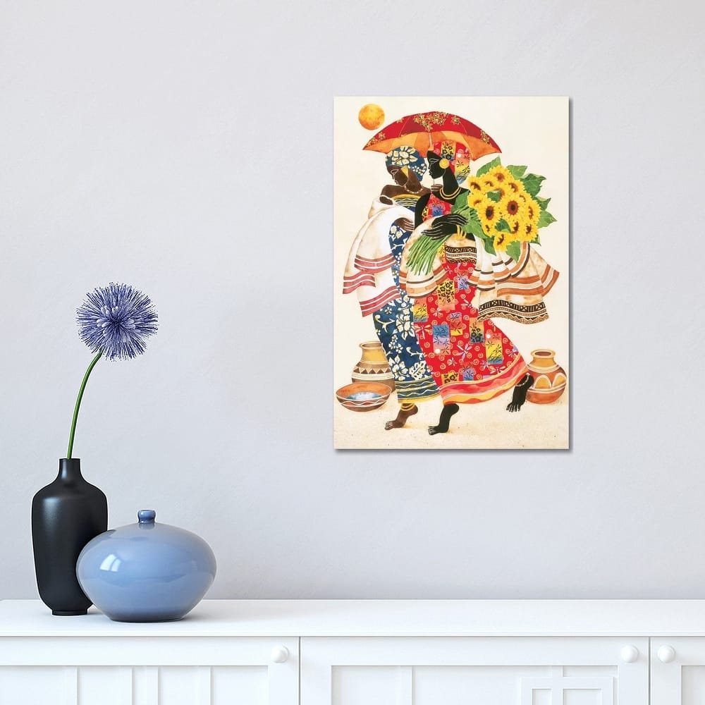 iCanvas "Sunflowers" by Keith Mallett Canvas Print