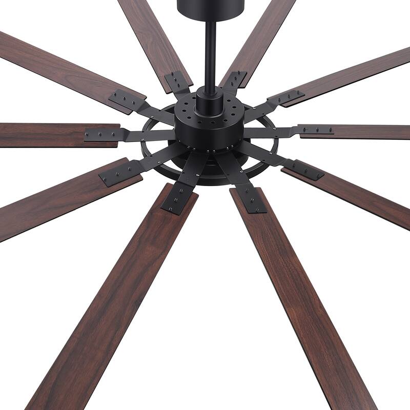 52/42/72/80-IN LED Ceiling Fan with Light Kit and Remote(5/10/12-Blade)