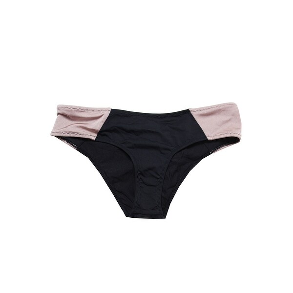 O'Neill Black Pink Antoinette Hipster Bikini Bottom M