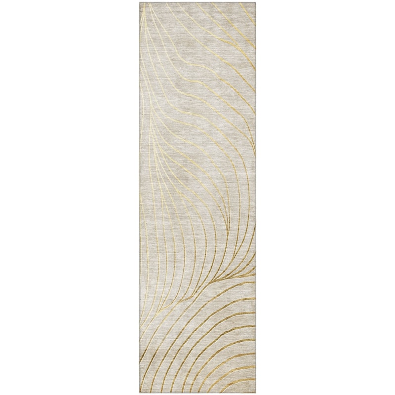 Premium Washable Super Soft Modern Wave Mayfield Rug